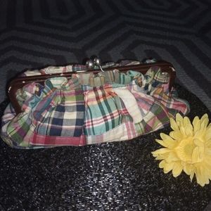 Tommy Hilfiger Plaid Clutch
